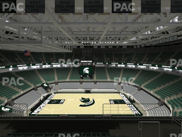 Seating view for Jack Breslin Student Events Center Section 209