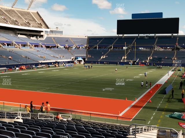 Seating view for Camping World Stadium Section 145