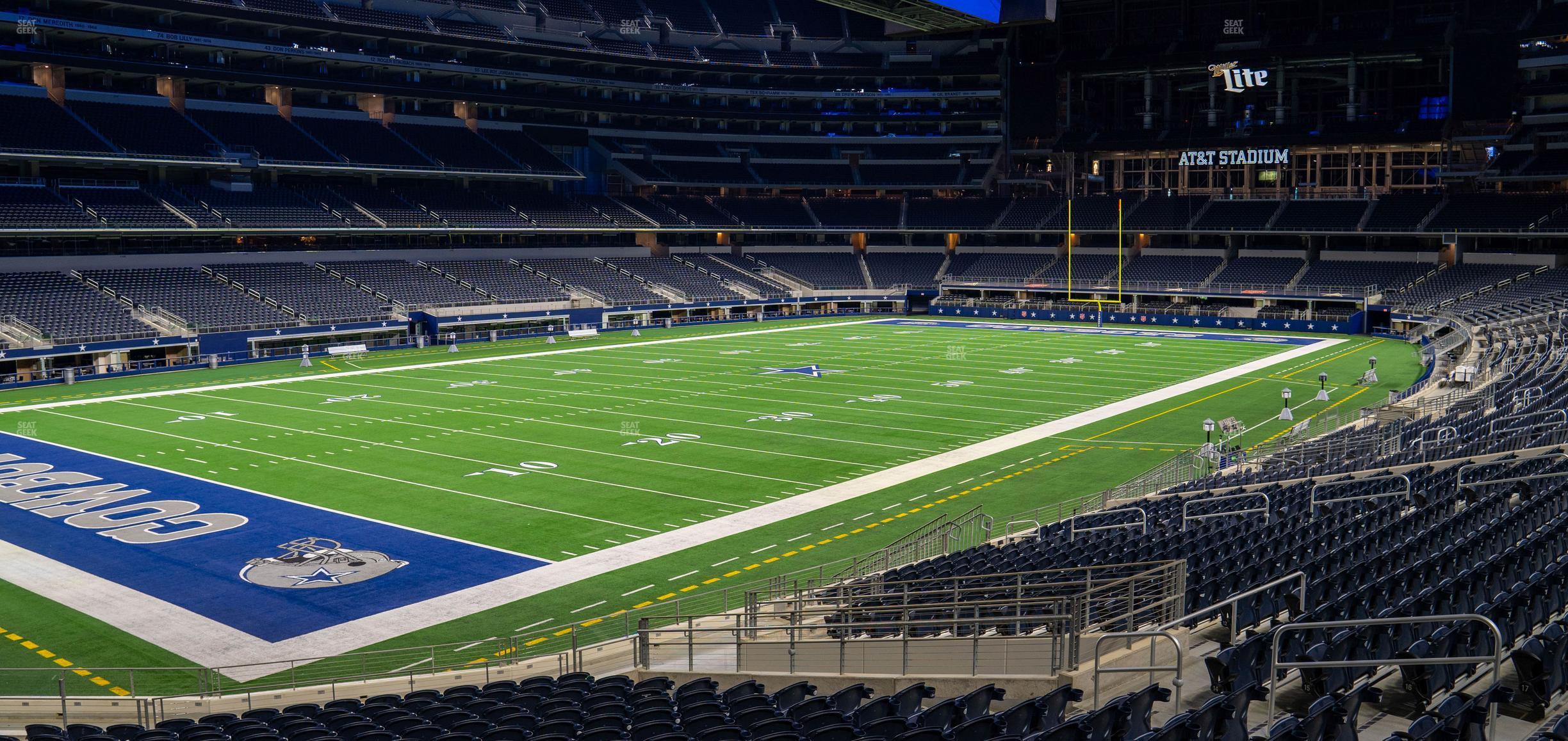 Seating view for AT&T Stadium Section Hall Of Fame Suite 211