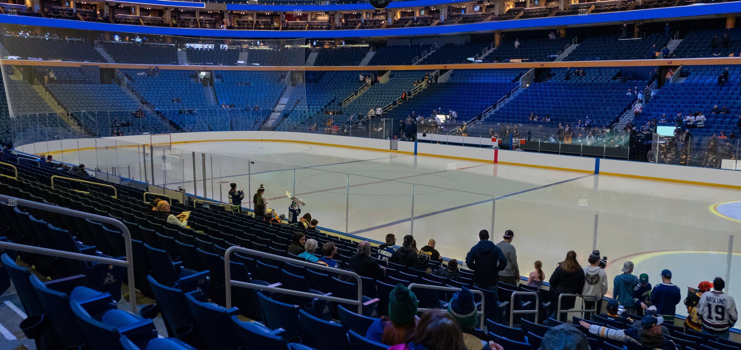 Seating view for KeyBank Center Section 115