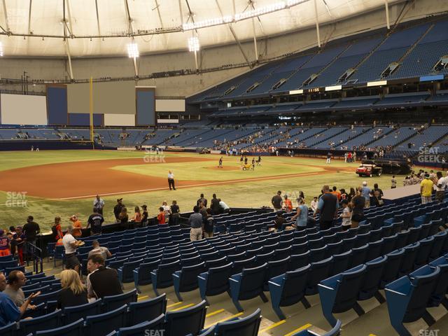 Seating view for Tropicana Field Section 123