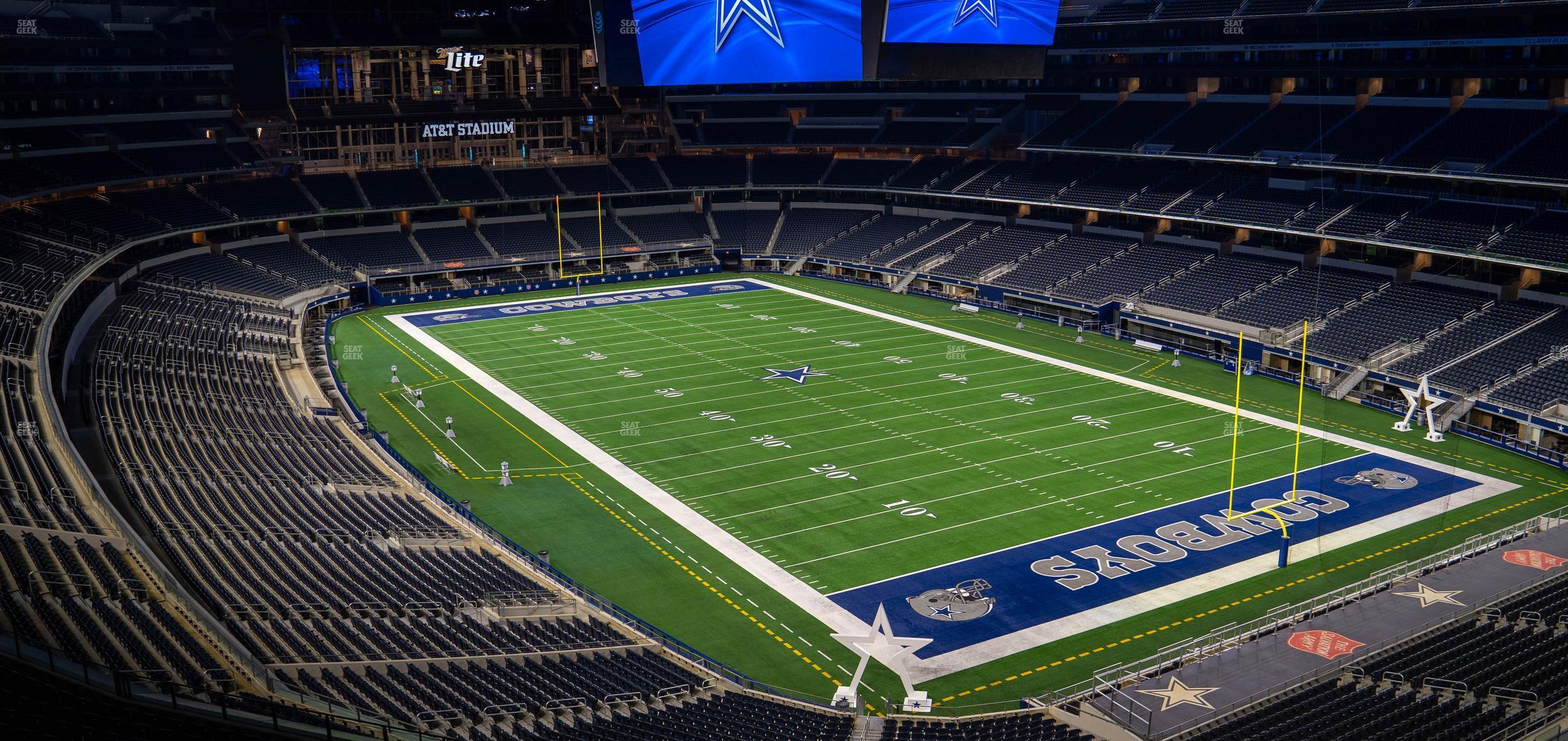 Seating view for AT&T Stadium Section Silver Suite 426