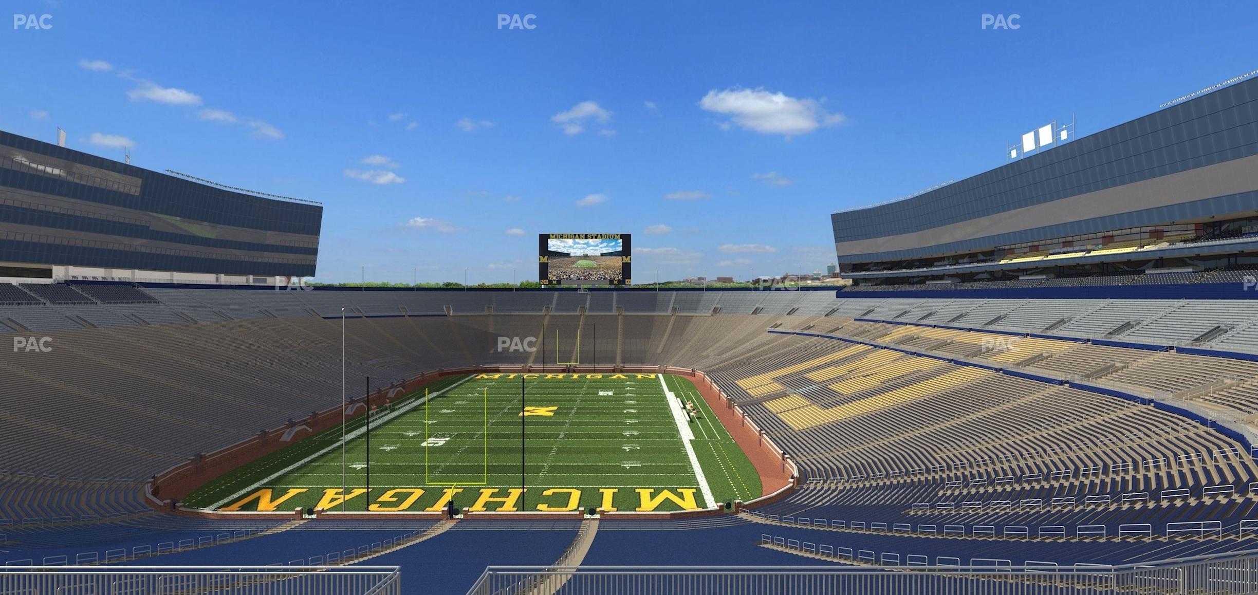 Seating view for Michigan Stadium Section 11