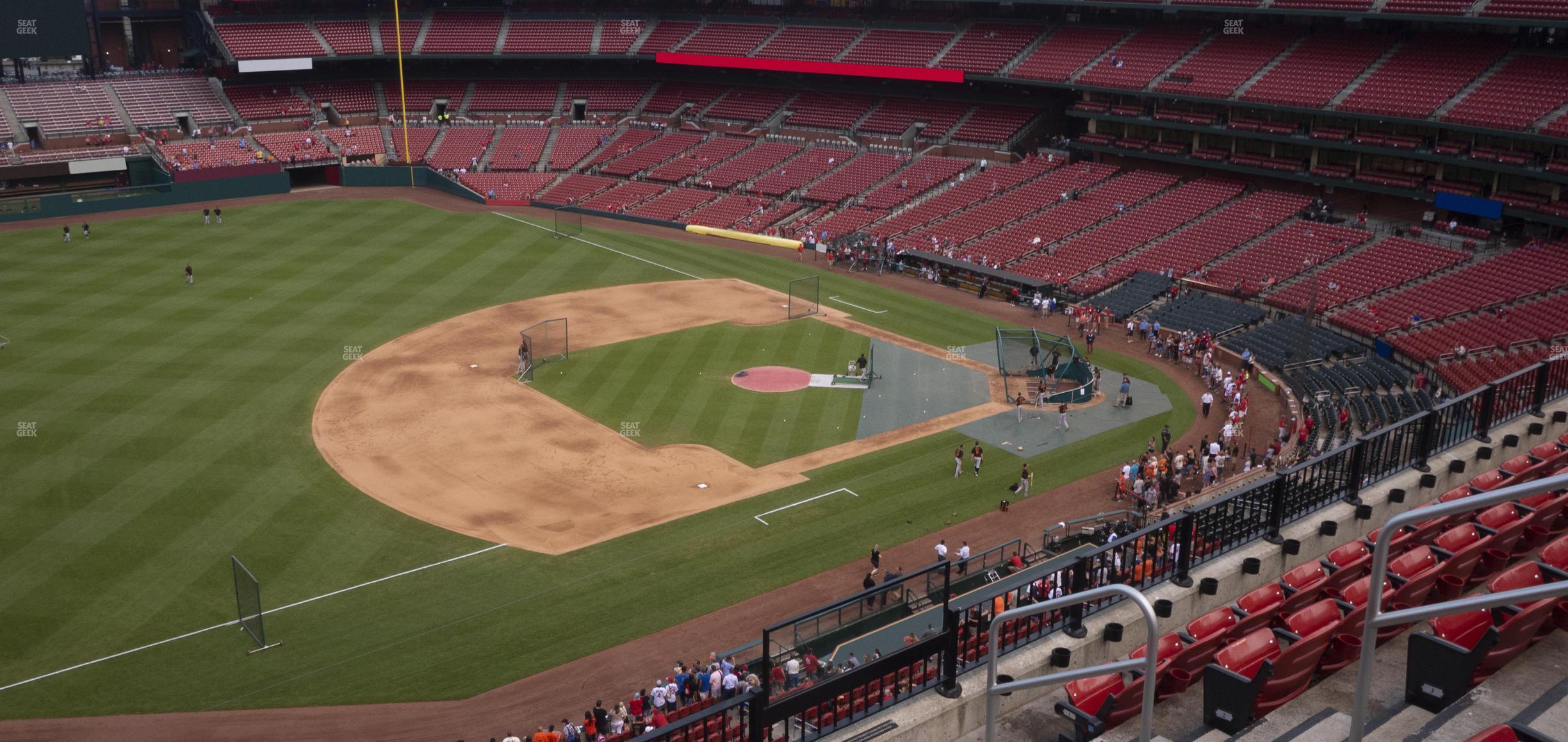 Seating view for Busch Stadium Section Third Base Pavilion 360