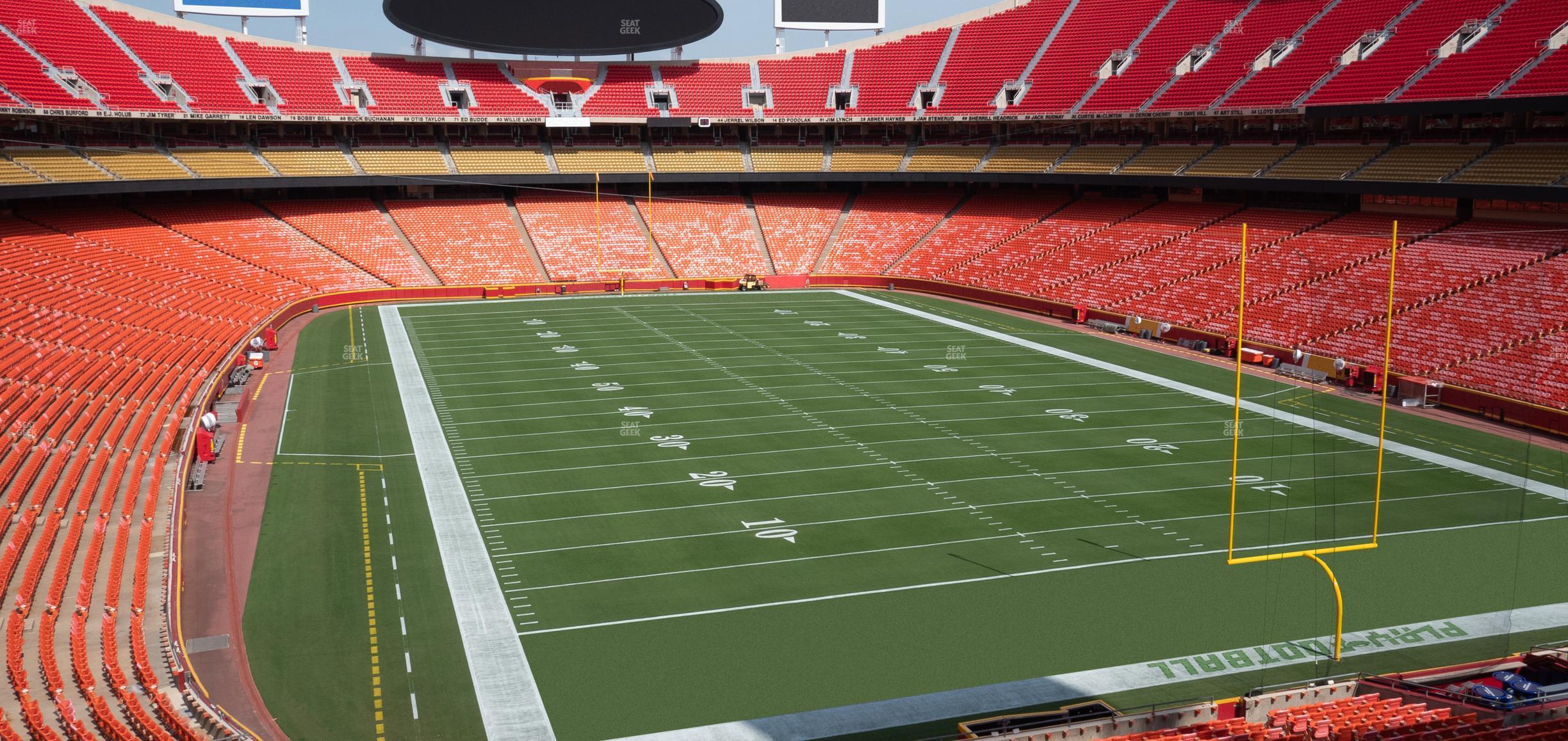 Seating view for GEHA Field at Arrowhead Stadium Section 215