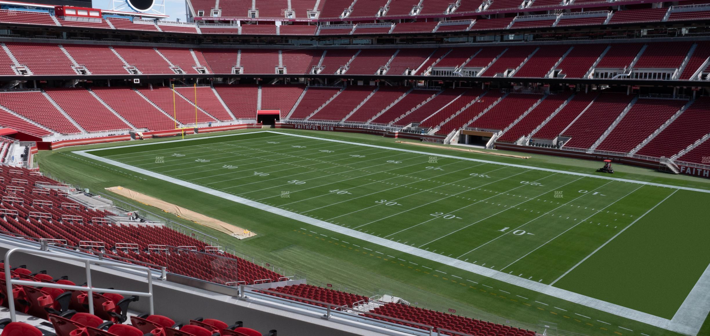 Seating view for Levi's Stadium Section P 233