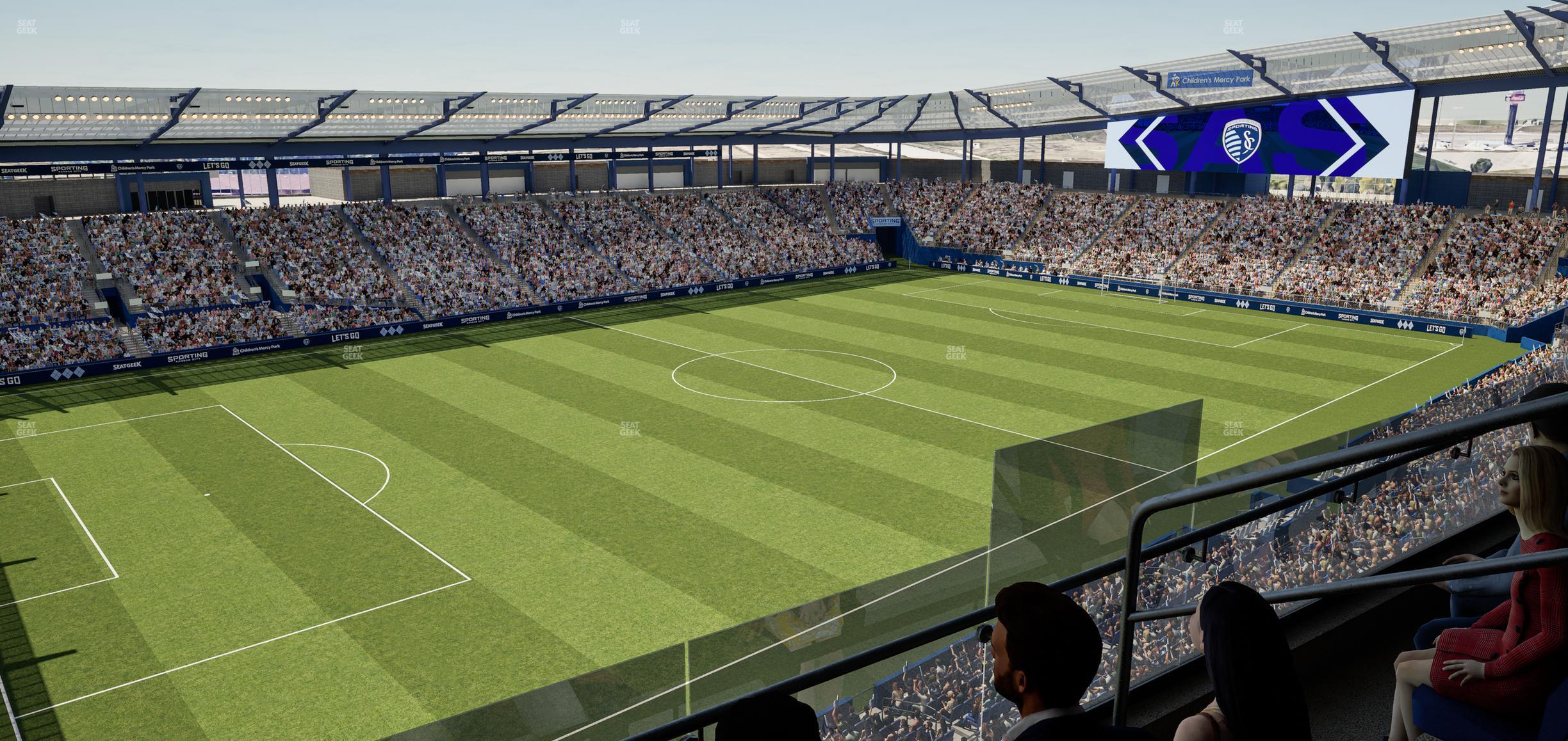 Seating view for Children's Mercy Park Section Suite 501