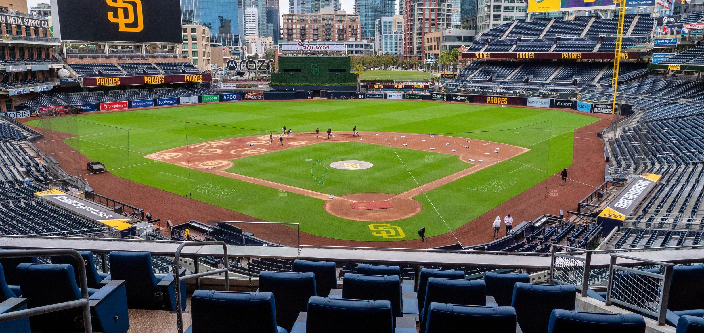 Seating view for Petco Park Section Garden Level Suite 2