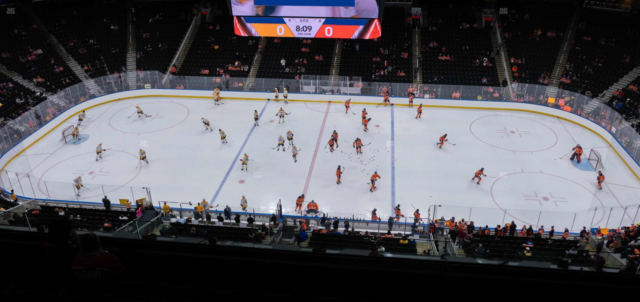 Seating view for Rogers Place Section 202