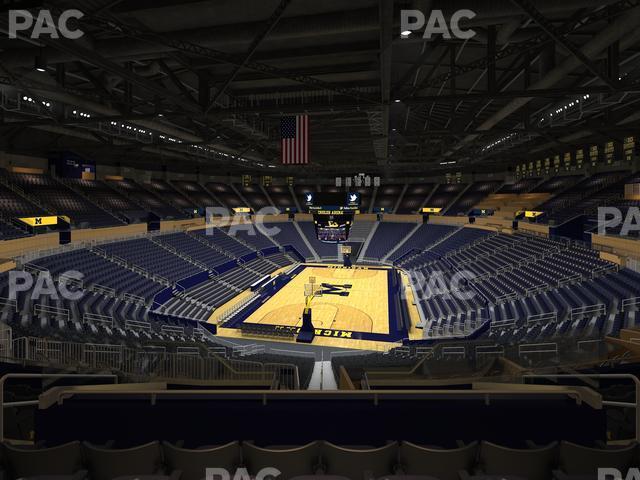 Seating view for Crisler Center Section 213