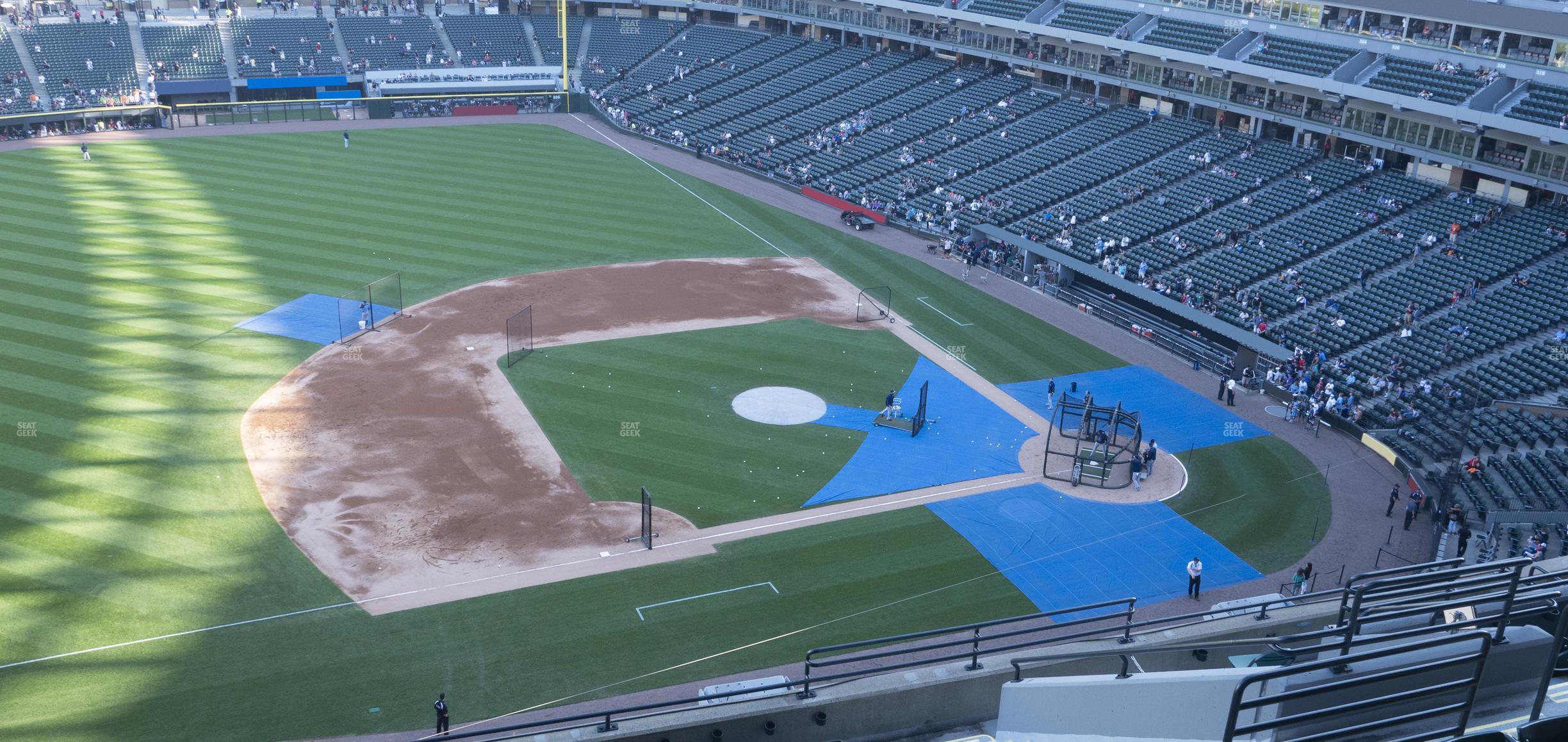 Seating view for Guaranteed Rate Field Section 542