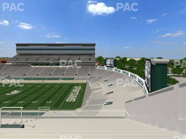 Seating view for Spartan Stadium (Michigan) Section 105