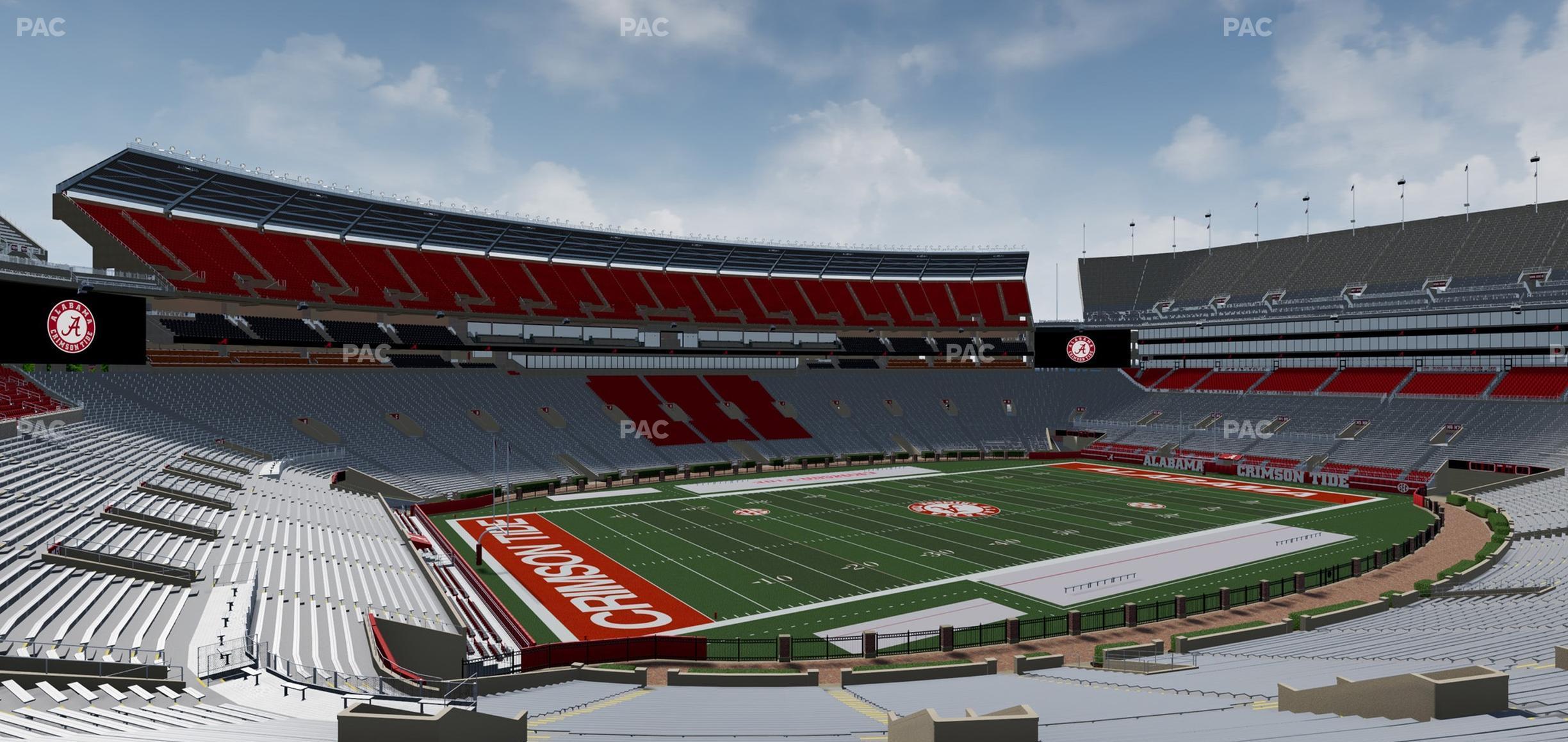 Seating view for Bryant Denny Stadium Section Bb