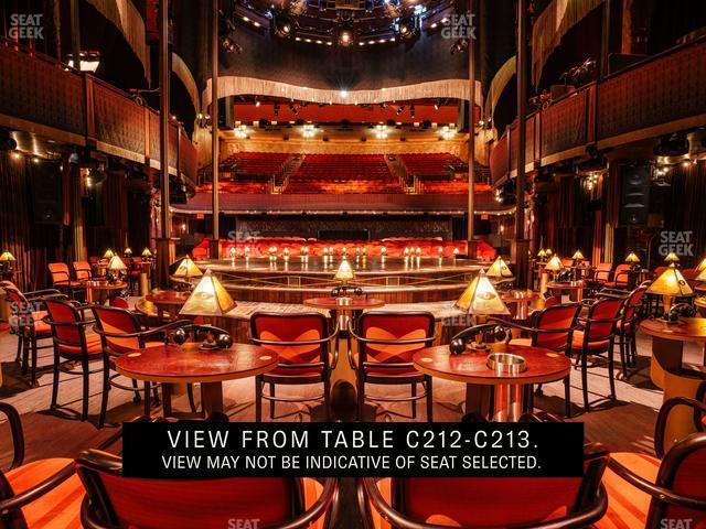 Seating view for August Wilson Theatre Section Orchestra Table Seating 8