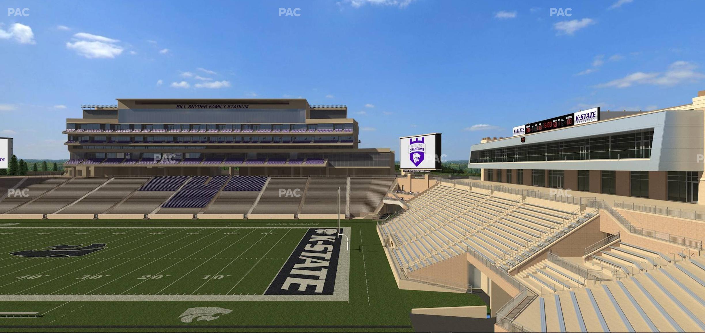 Seating view for Bill Snyder Family Stadium Section 233