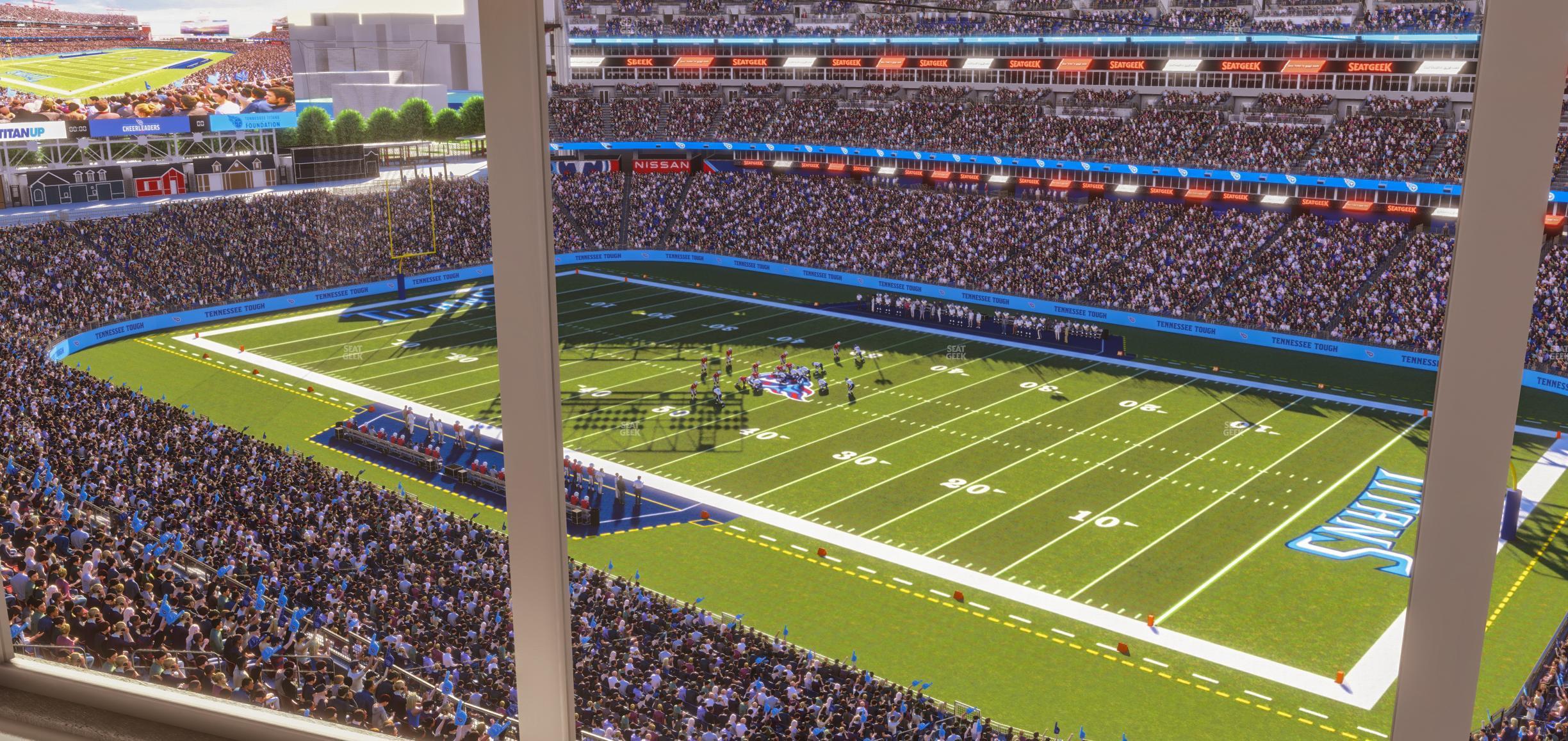 Seating view for Nissan Stadium Section Suite 606 E