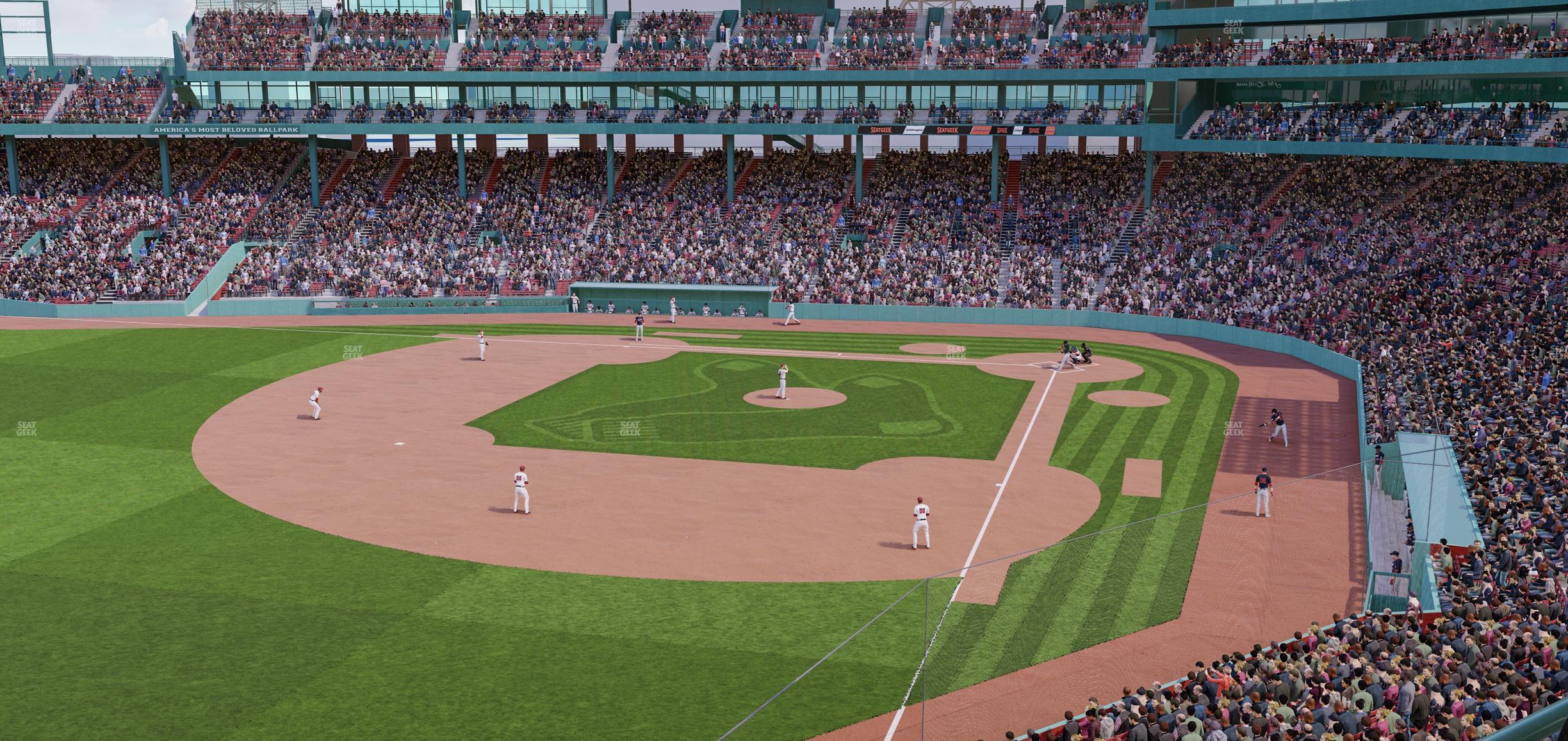 Seating view for Fenway Park Section Dell Technologies Suite L 24