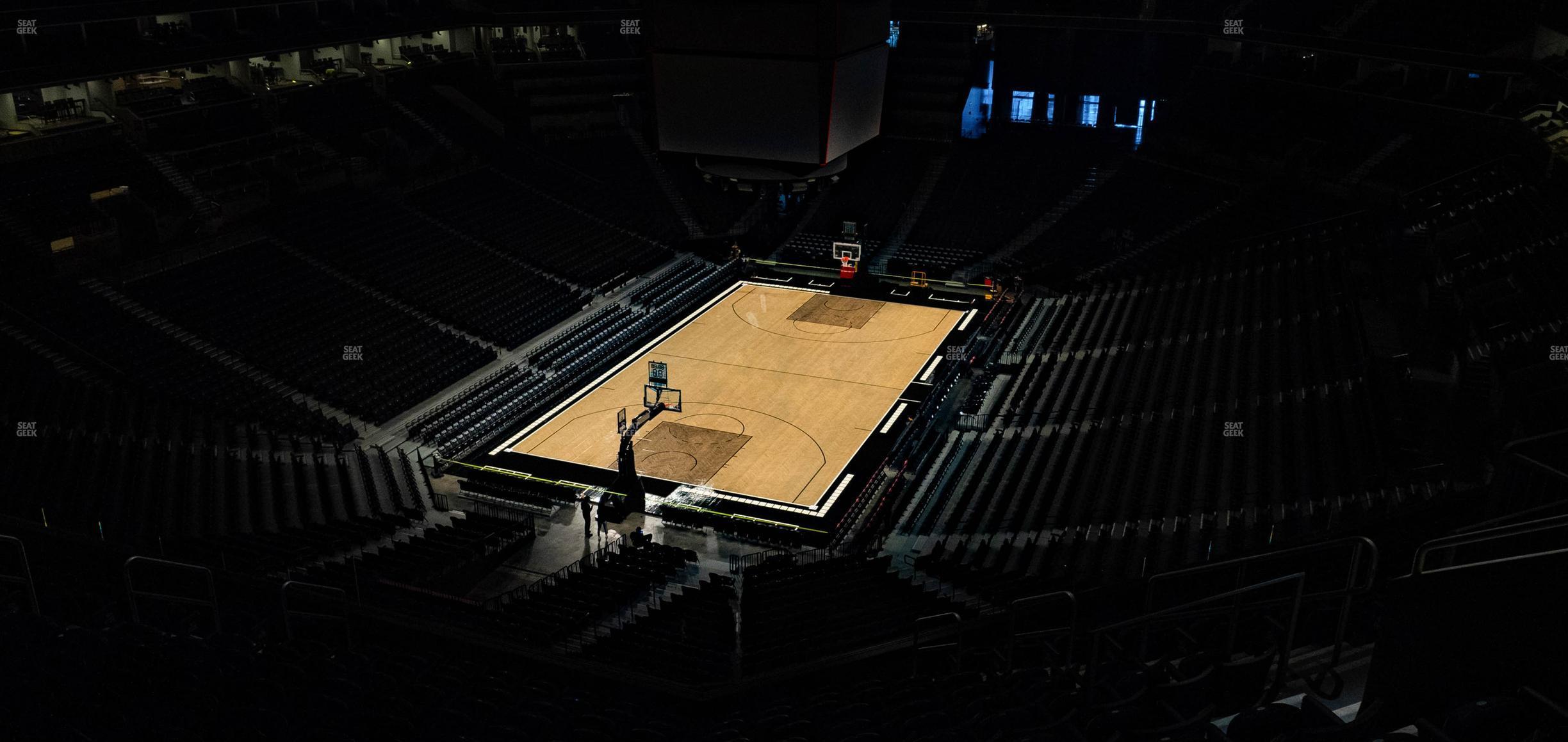 Seating view for Barclays Center Section 214