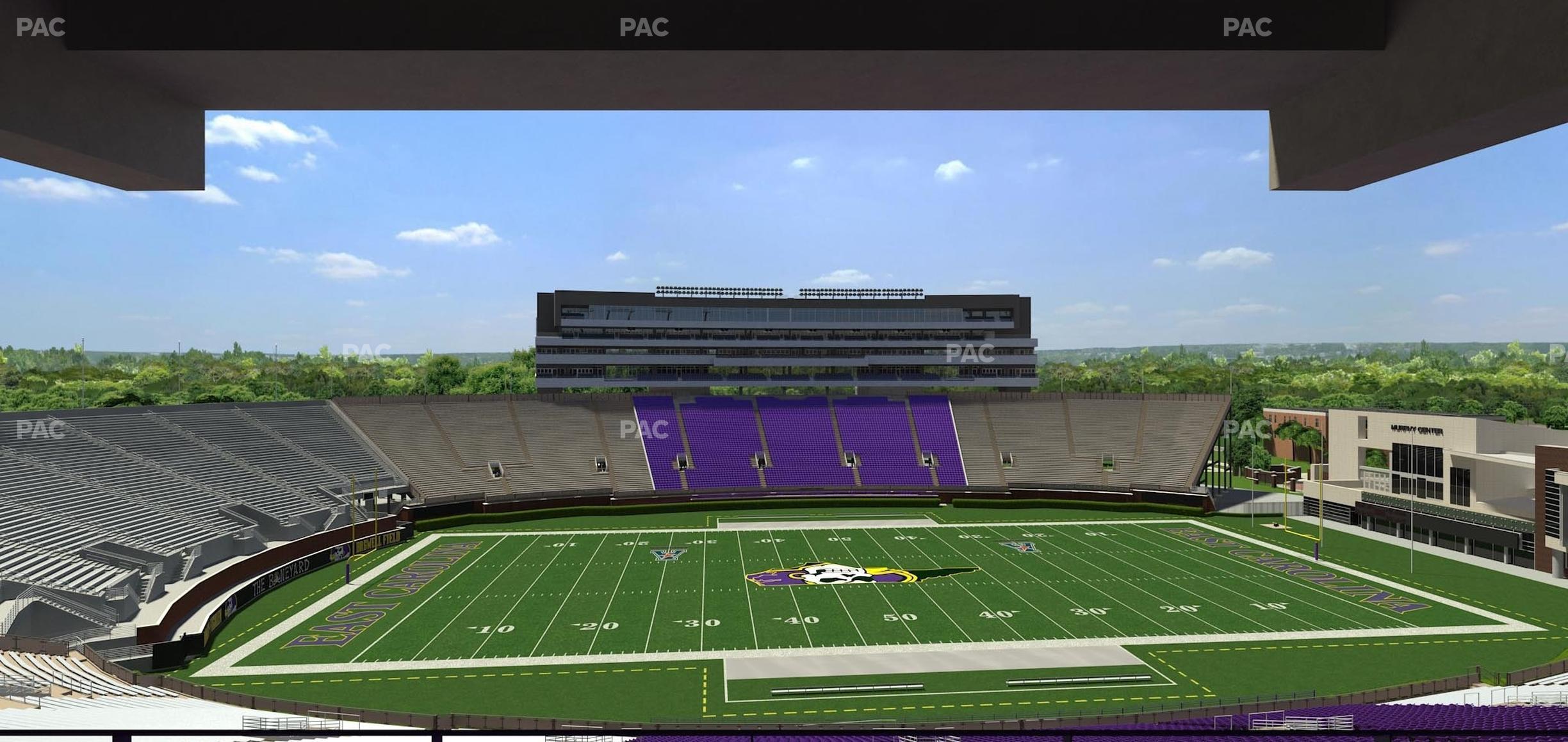 Seating view for Dowdy-Ficklen Stadium Section 118