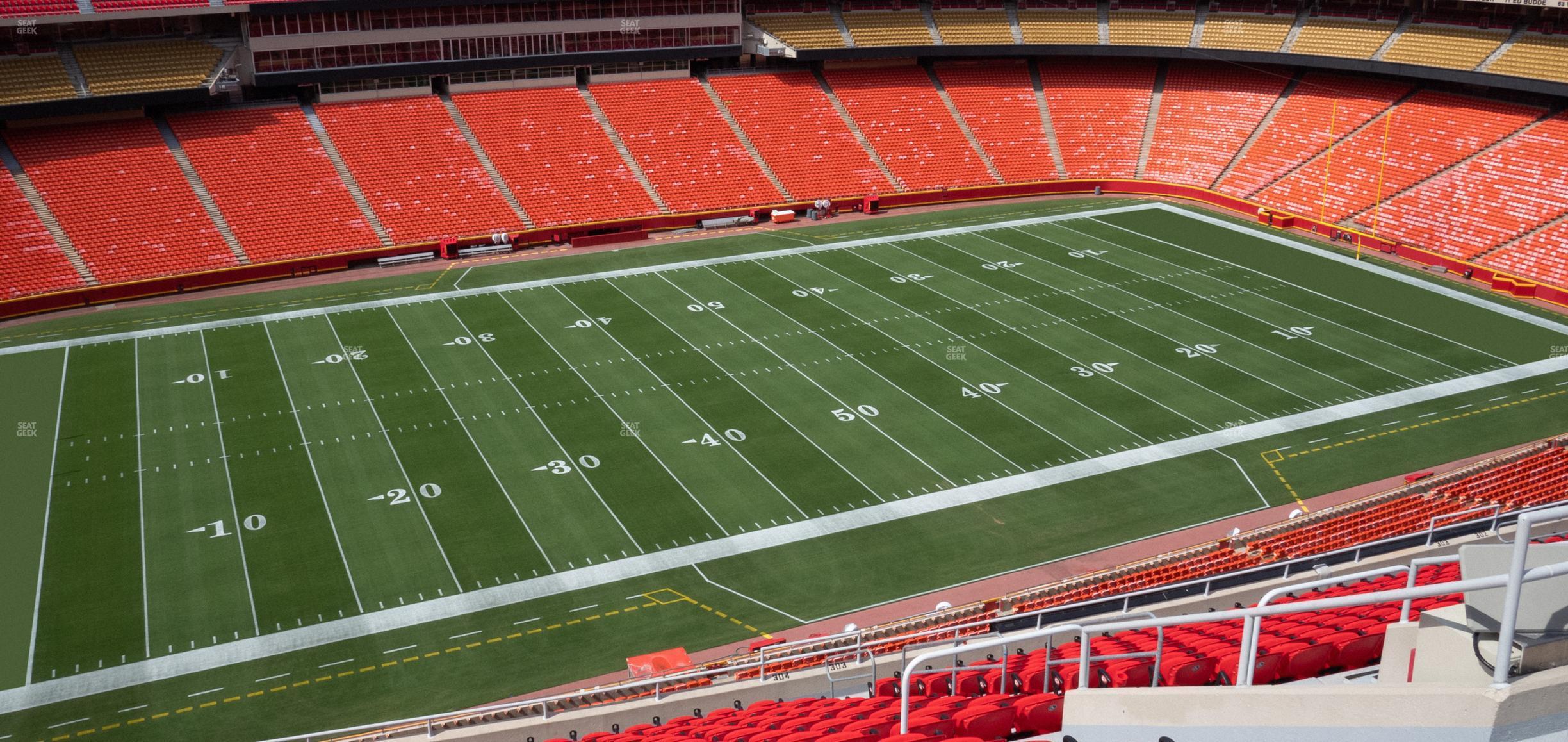 Seating view for GEHA Field at Arrowhead Stadium Section 304