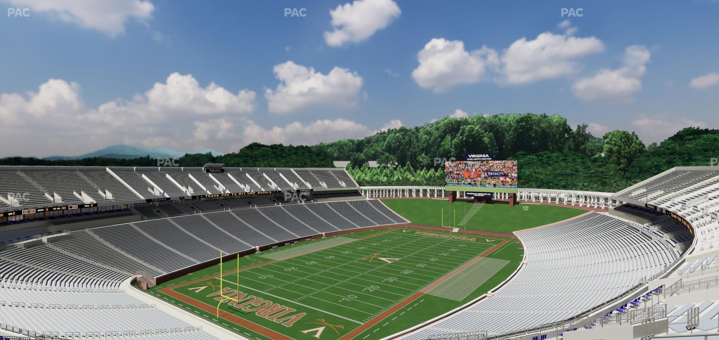 Seating view for Scott Stadium Section 515