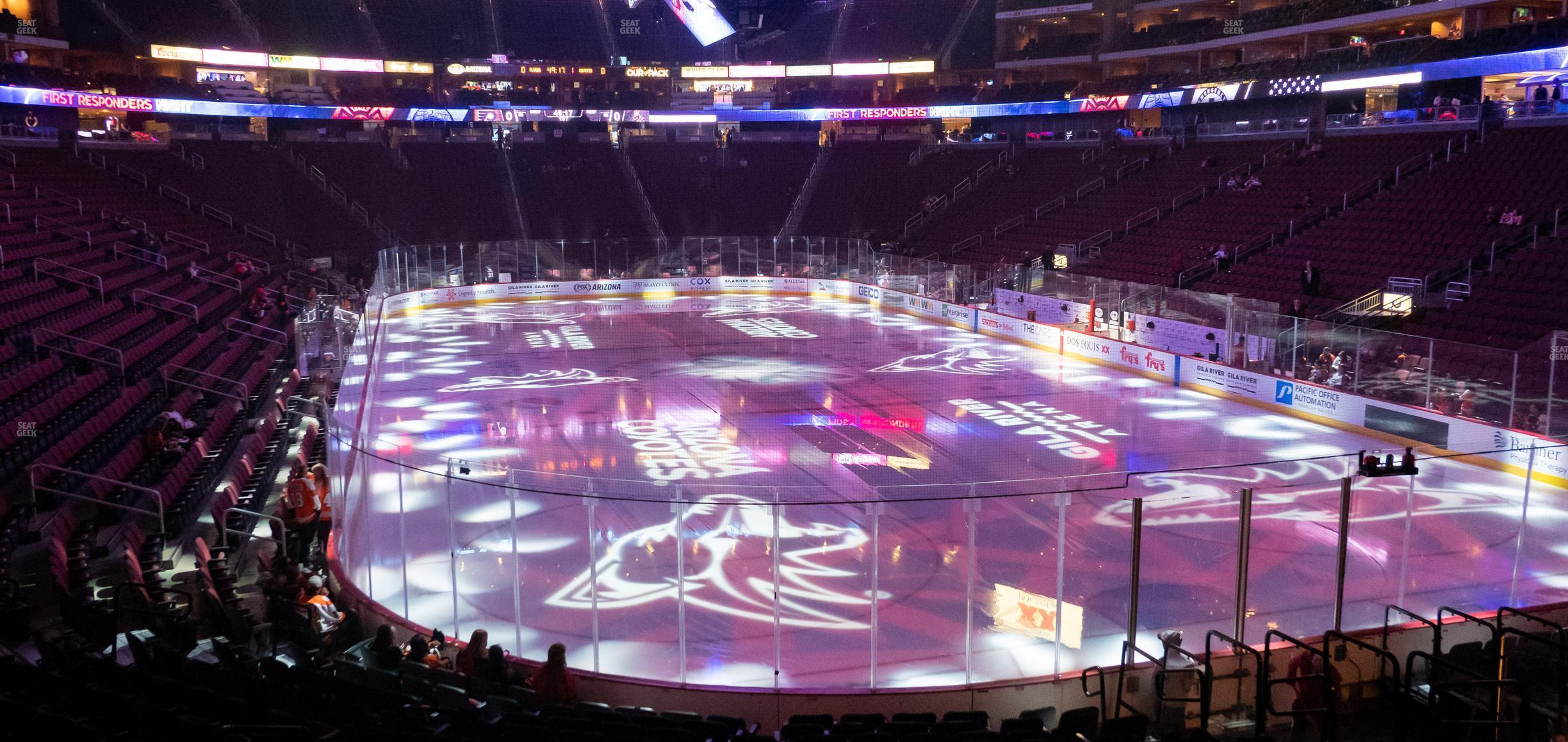 Seating view for Desert Diamond Arena Section 107