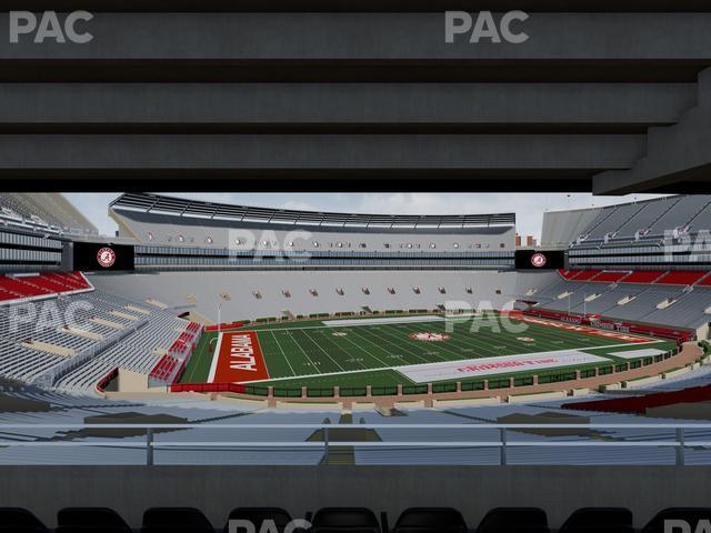 Seating view for Bryant Denny Stadium Section Terrace Club 4