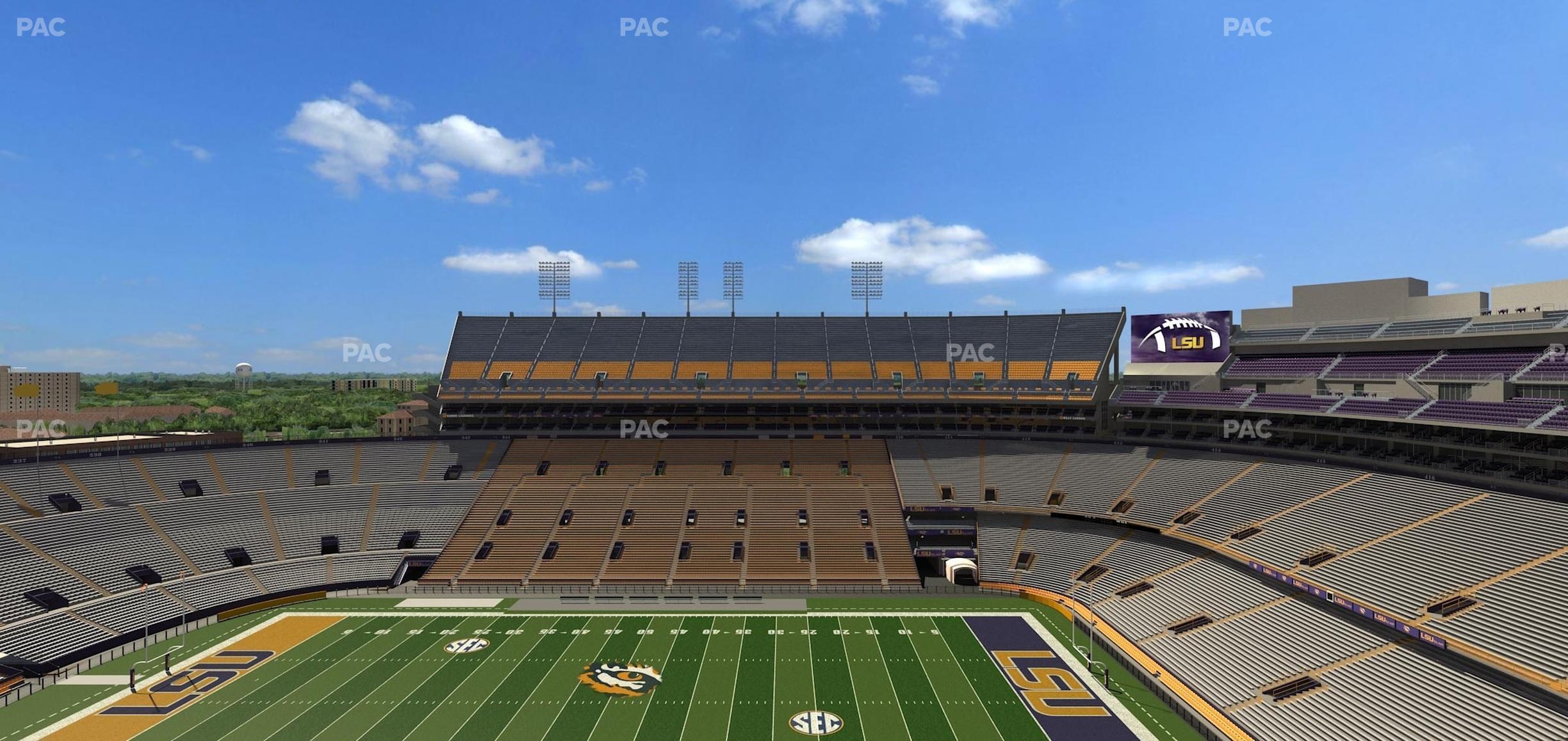 Seating view for Tiger Stadium Section 515