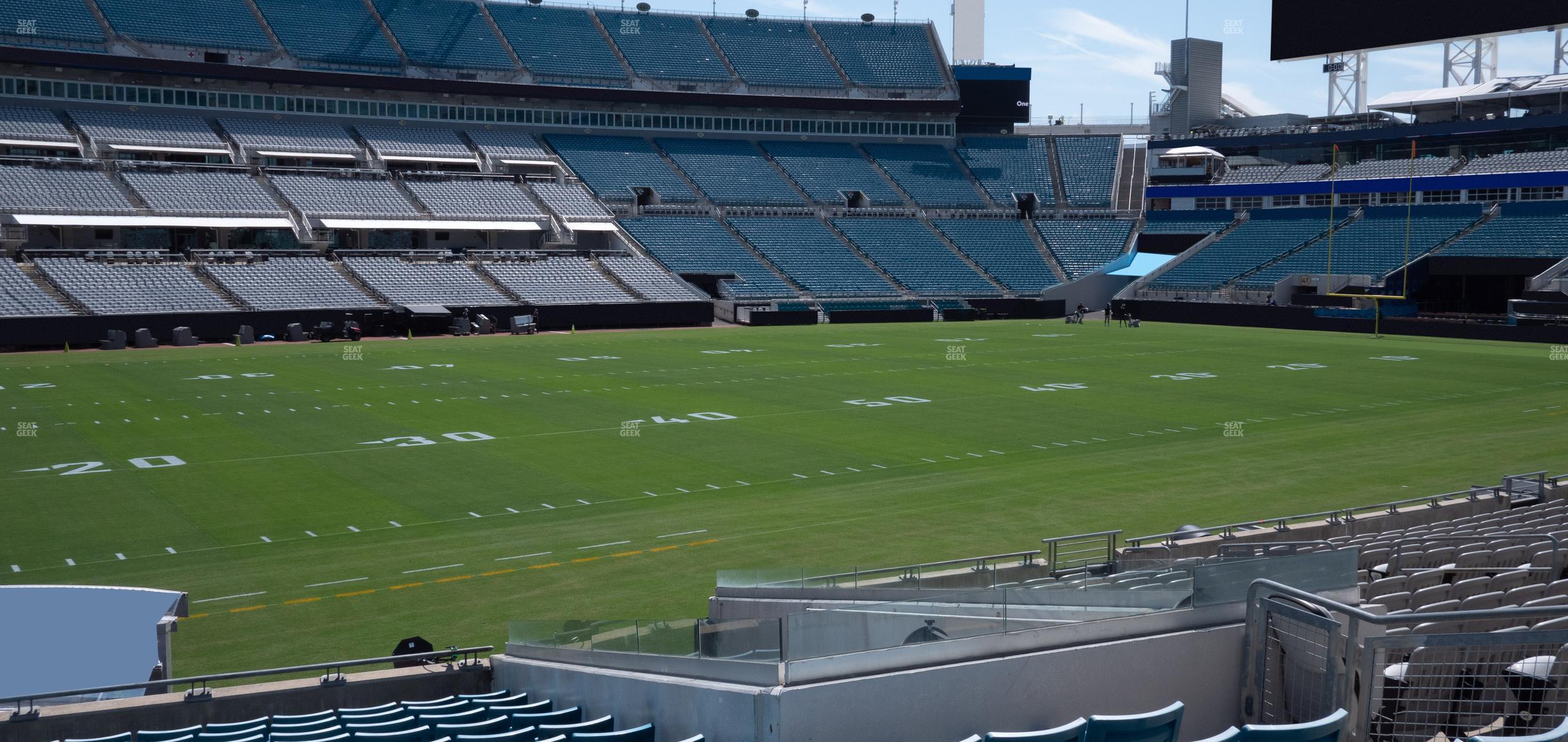 Seating view for EverBank Stadium Section 113