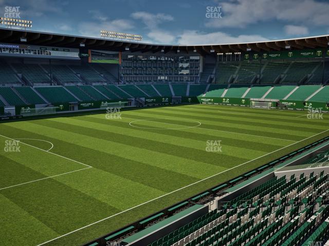 Seating view for Providence Park Section Loge 8