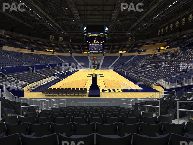 Seating view for Crisler Center Section 114