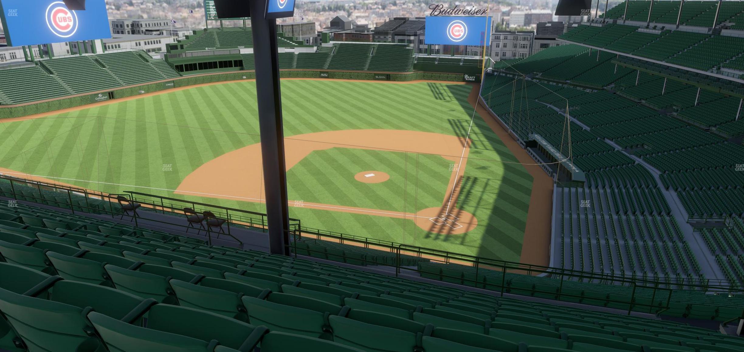 Seating view for Wrigley Field Section 414 Left