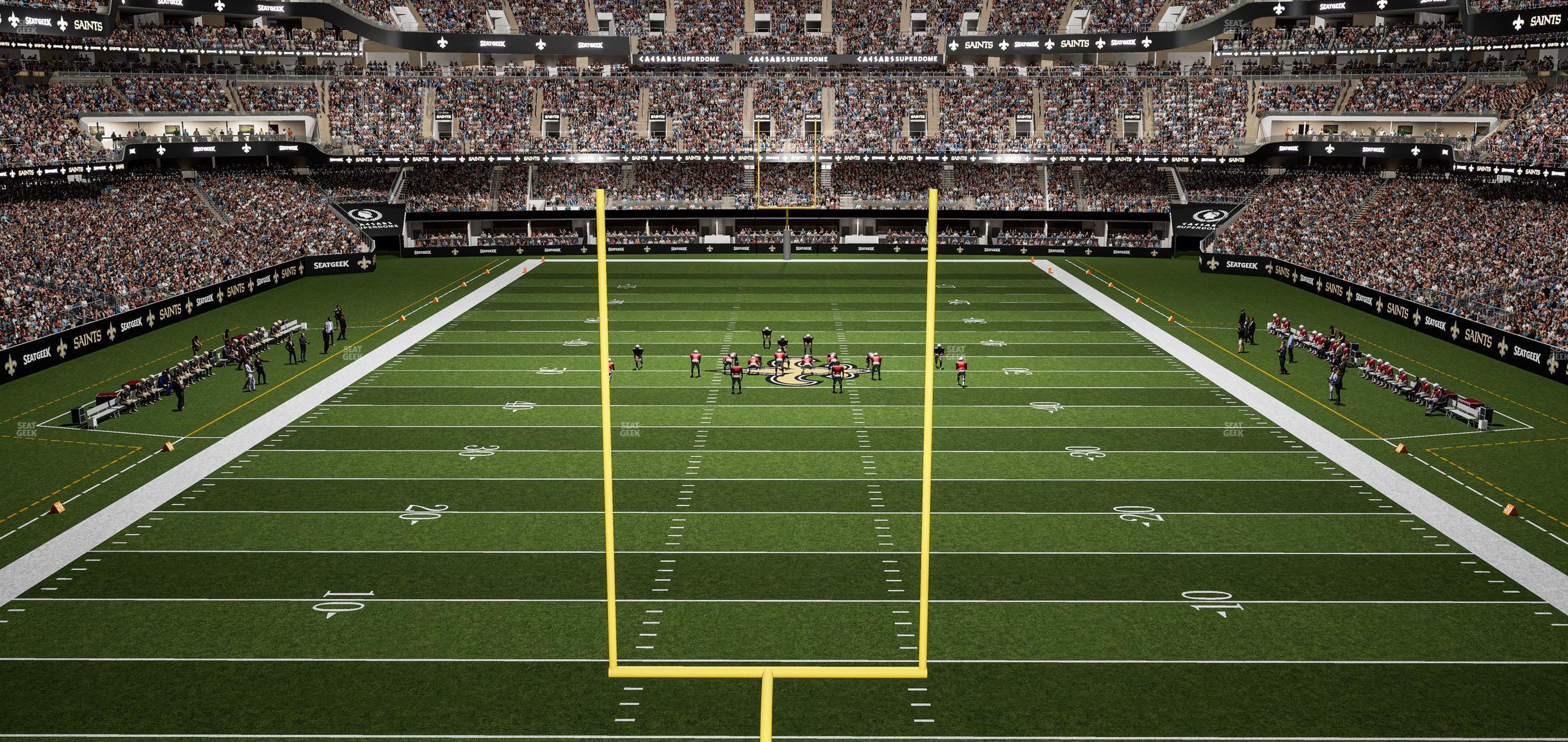 Seating view for Caesars Superdome Section 324