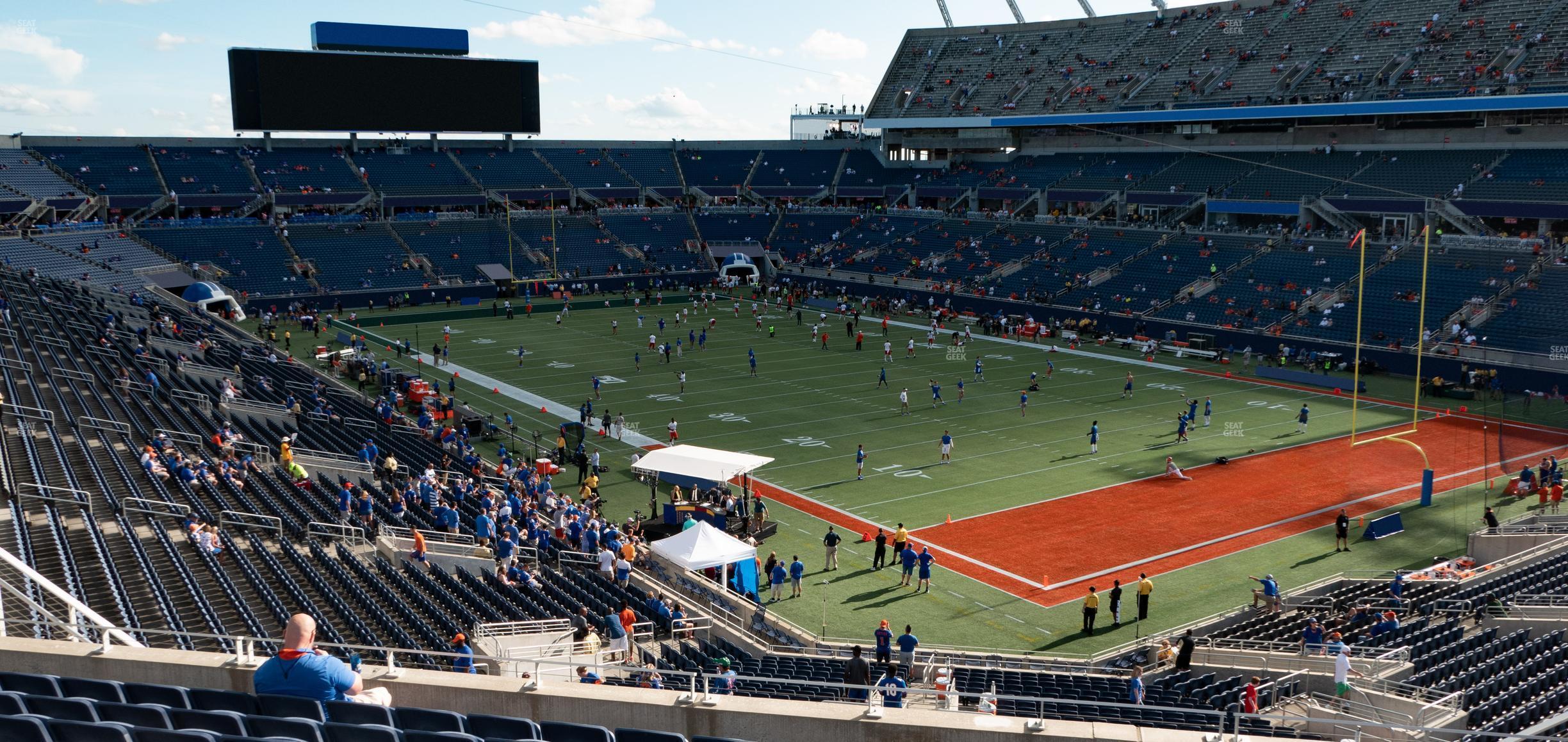 Seating view for Camping World Stadium Section Plaza 52