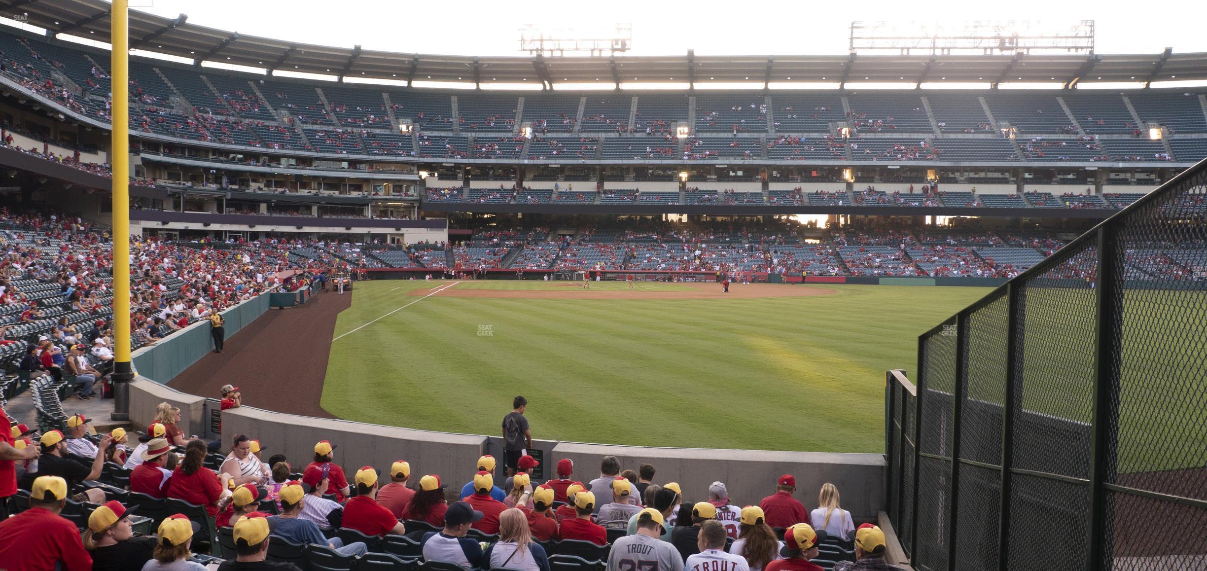 Seating view for Angel Stadium of Anaheim Section 135