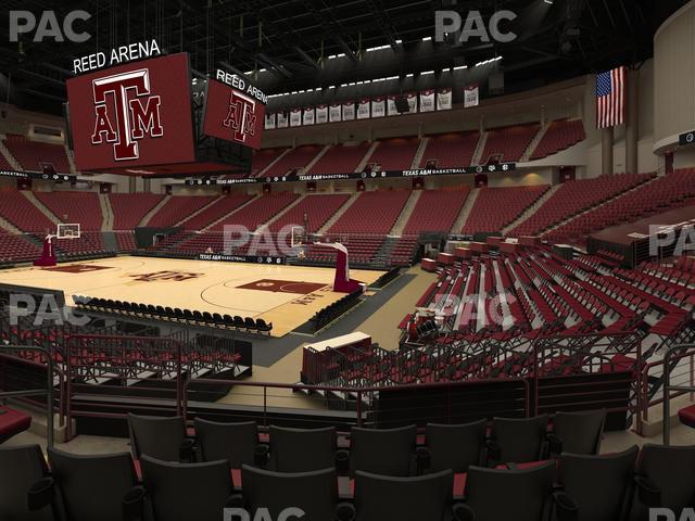 Seating view for Reed Arena Section 102