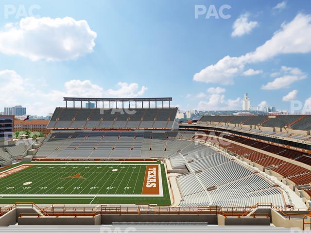 Seating view for Darrell K Royal - Texas Memorial Stadium Section 125