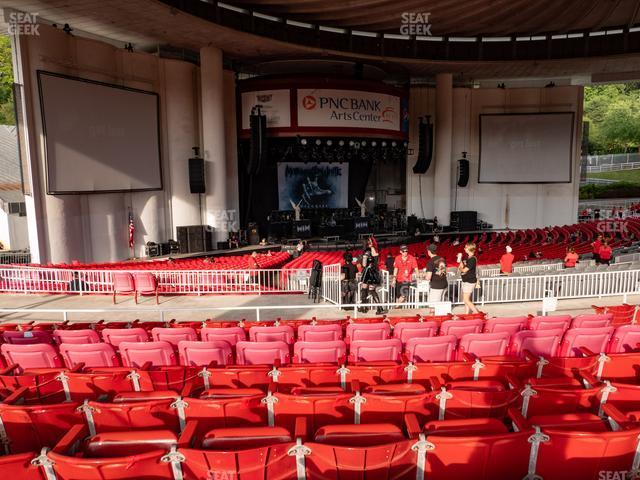 Seating view for PNC Bank Arts Center Section 304