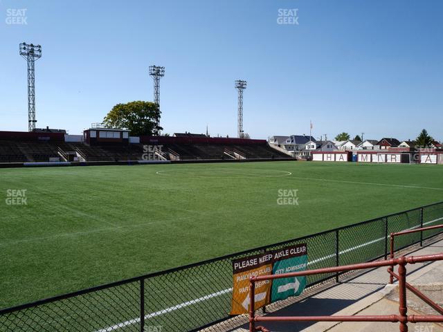 Seating view for Keyworth Stadium Section Railyard Club 1