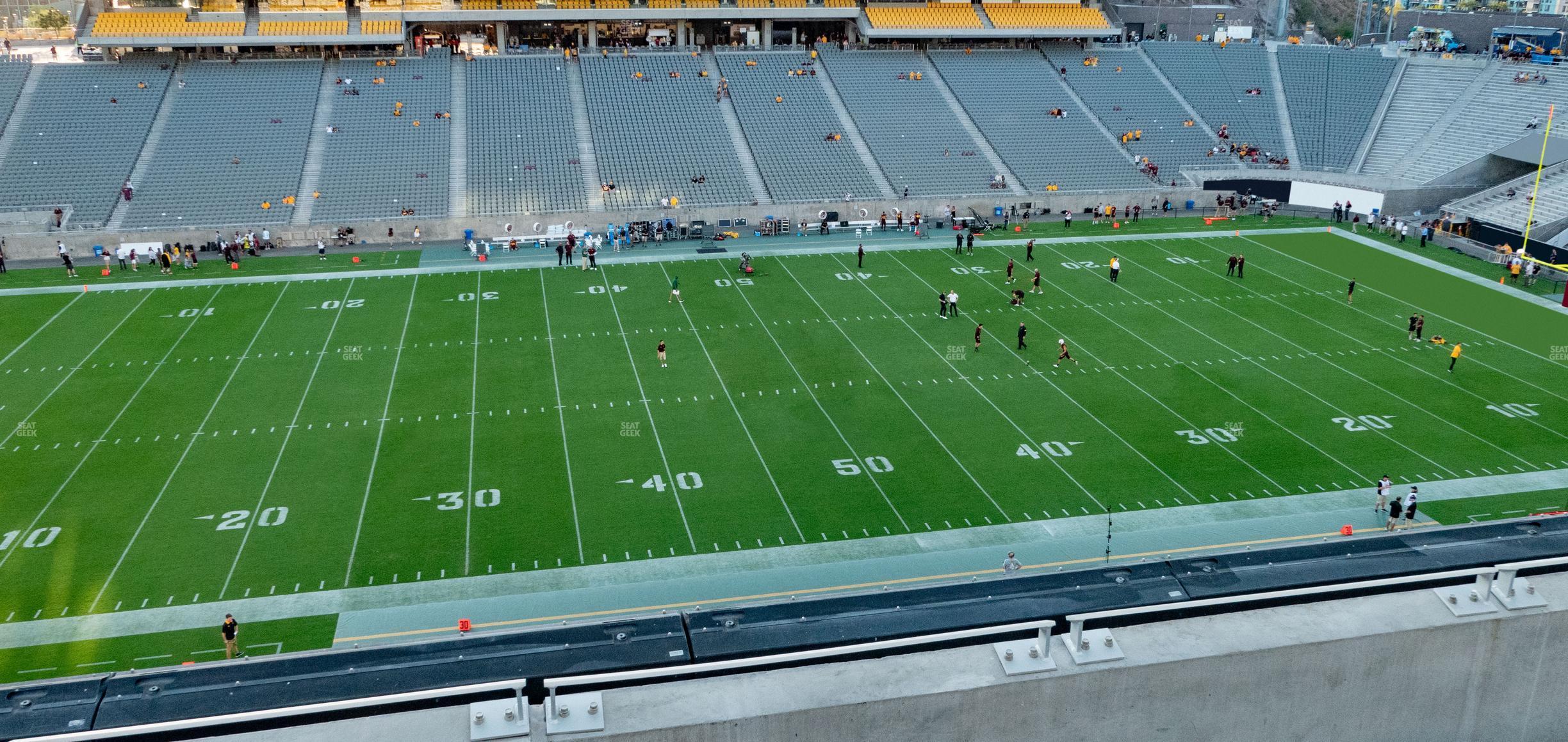 Seating view for Mountain America Stadium Section 212