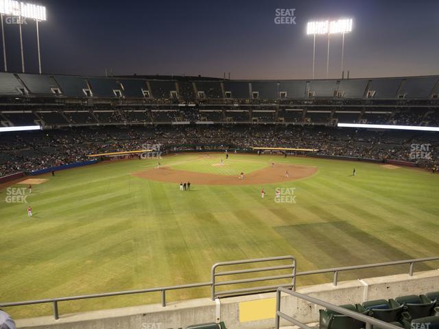 Seating view for Oakland Coliseum Section 245