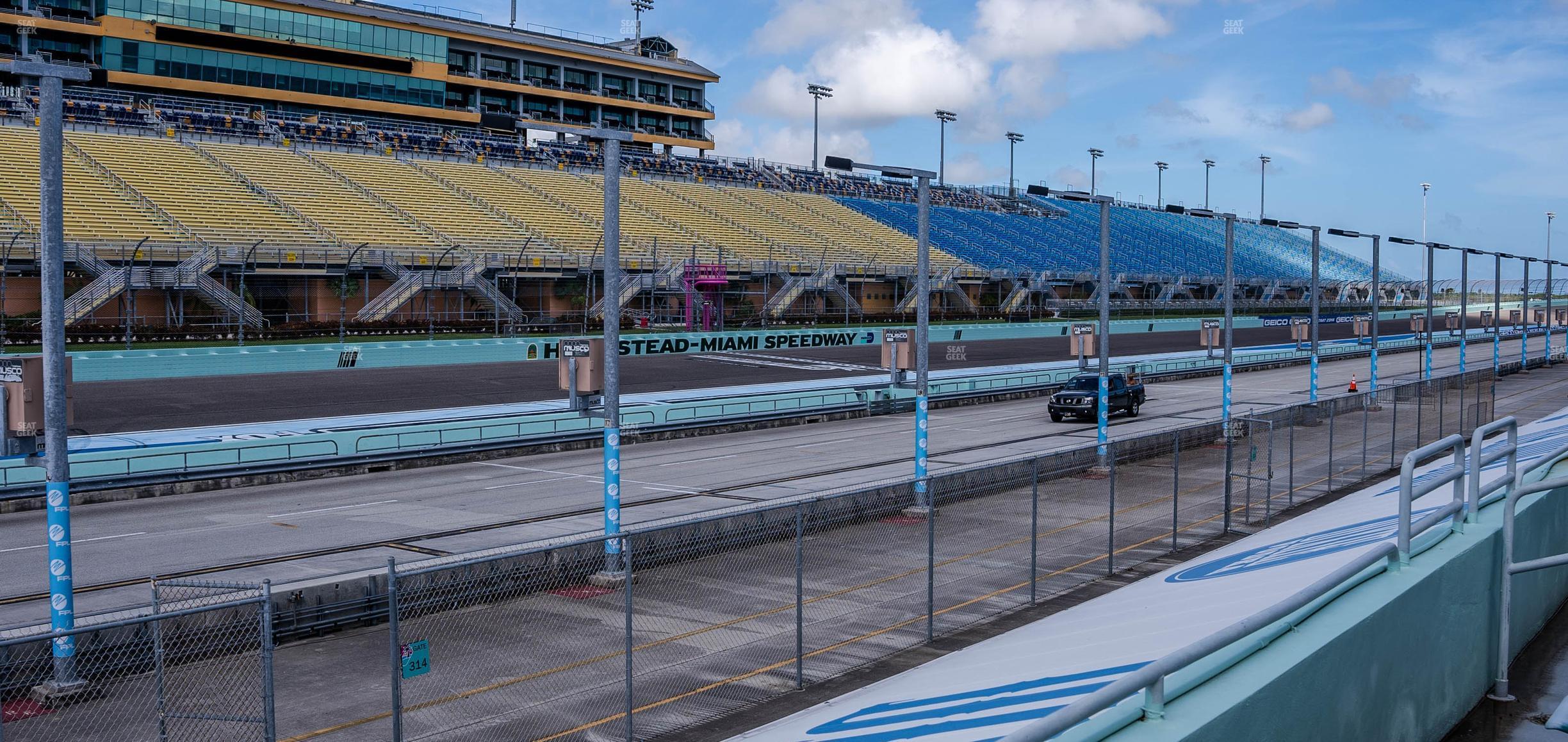 Seating view for Homestead-Miami Speedway Section Pit Road Cabana 10