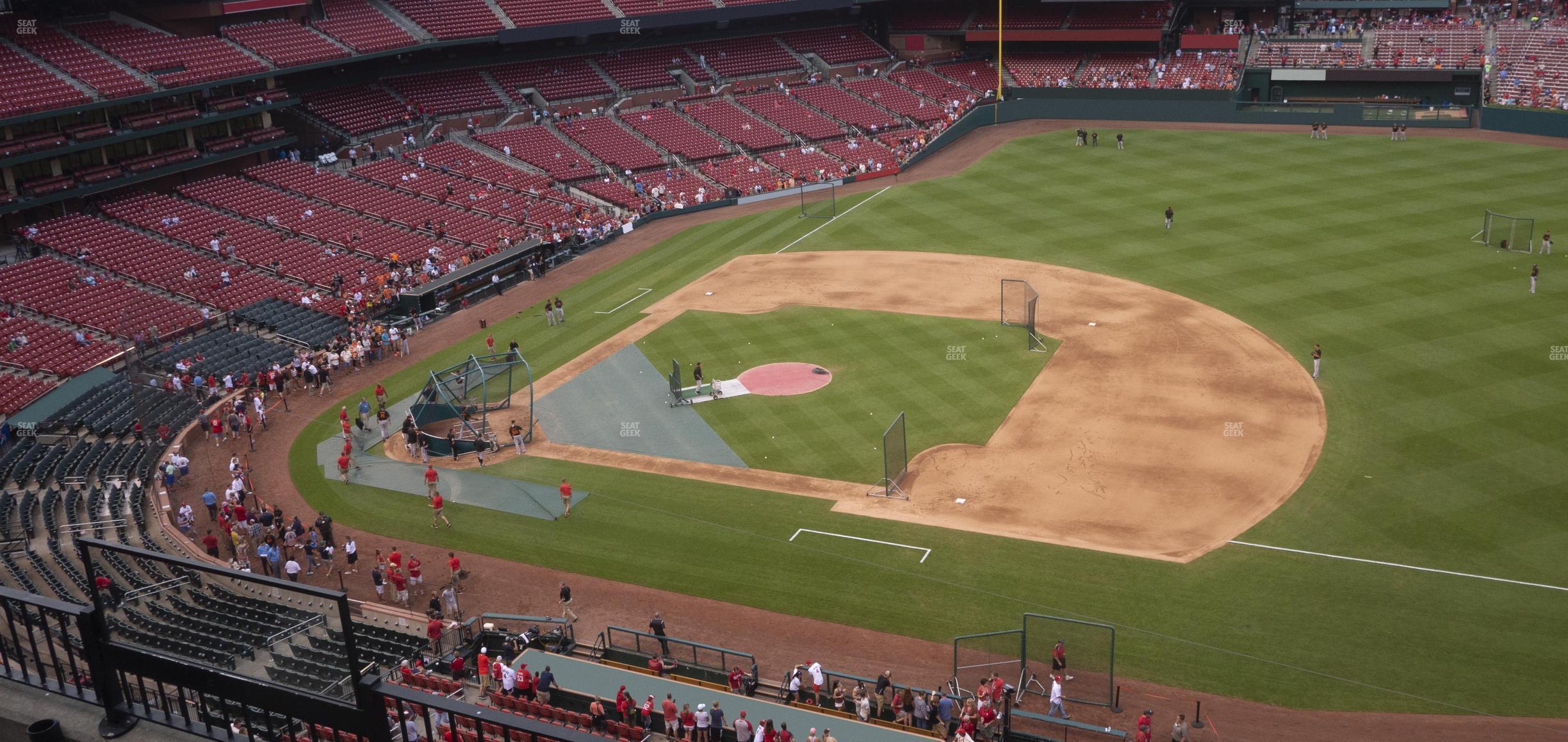 Seating view for Busch Stadium Section Infield Pavilion 341