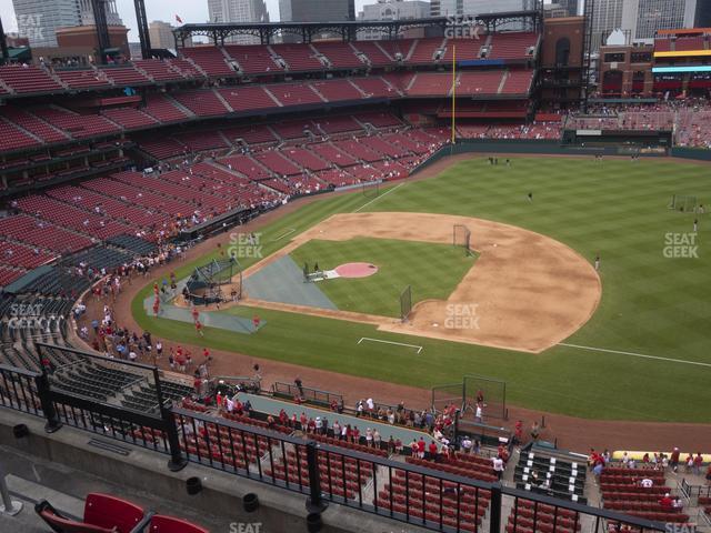 Seating view for Busch Stadium Section Infield Pavilion 341