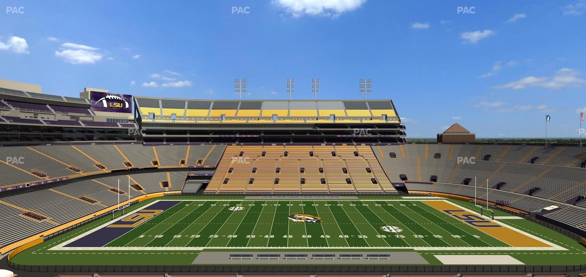 Seating view for Tiger Stadium Section Suite 114