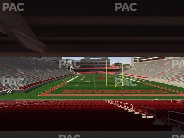 Seating view for Razorback Stadium Section 133