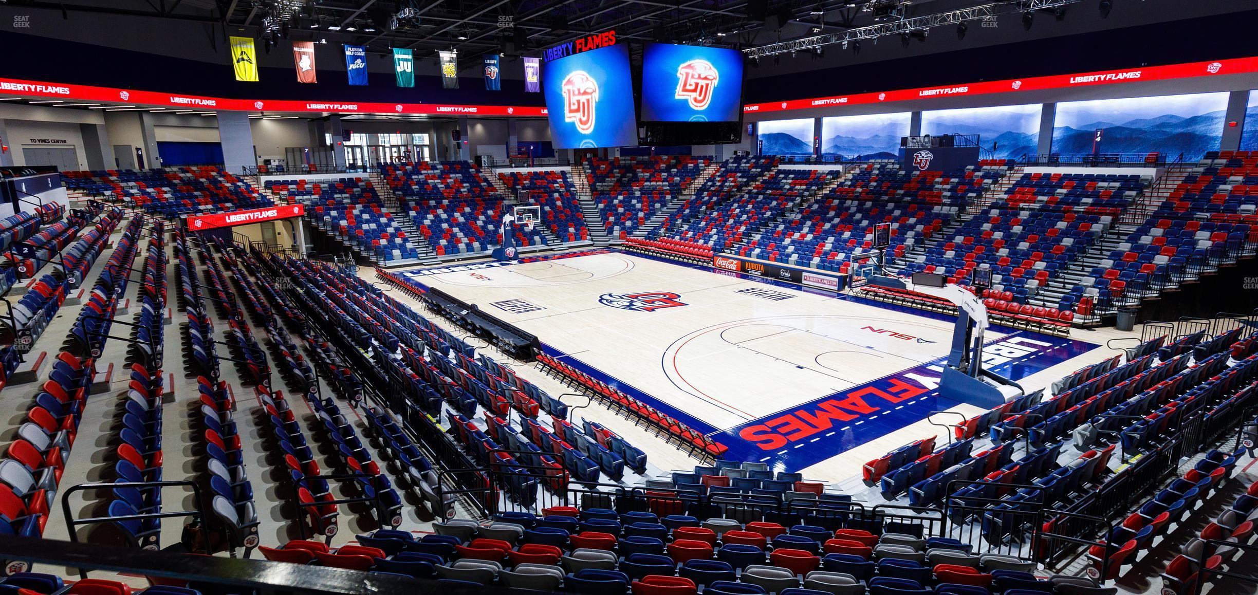 Seating view for Liberty Arena Section Ga Seating