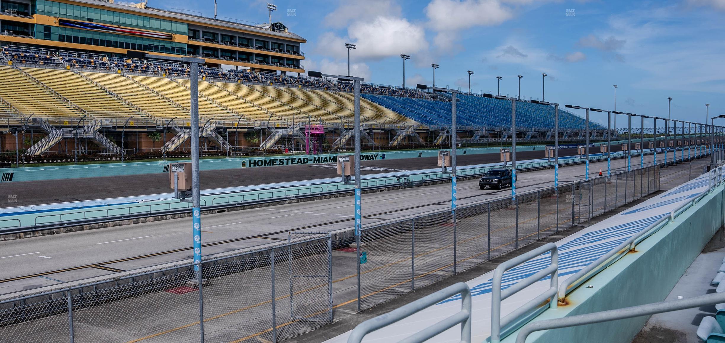 Seating view for Homestead-Miami Speedway Section Pit Road Cabana 9