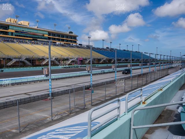 Seating view for Homestead-Miami Speedway Section Pit Road Cabana 9