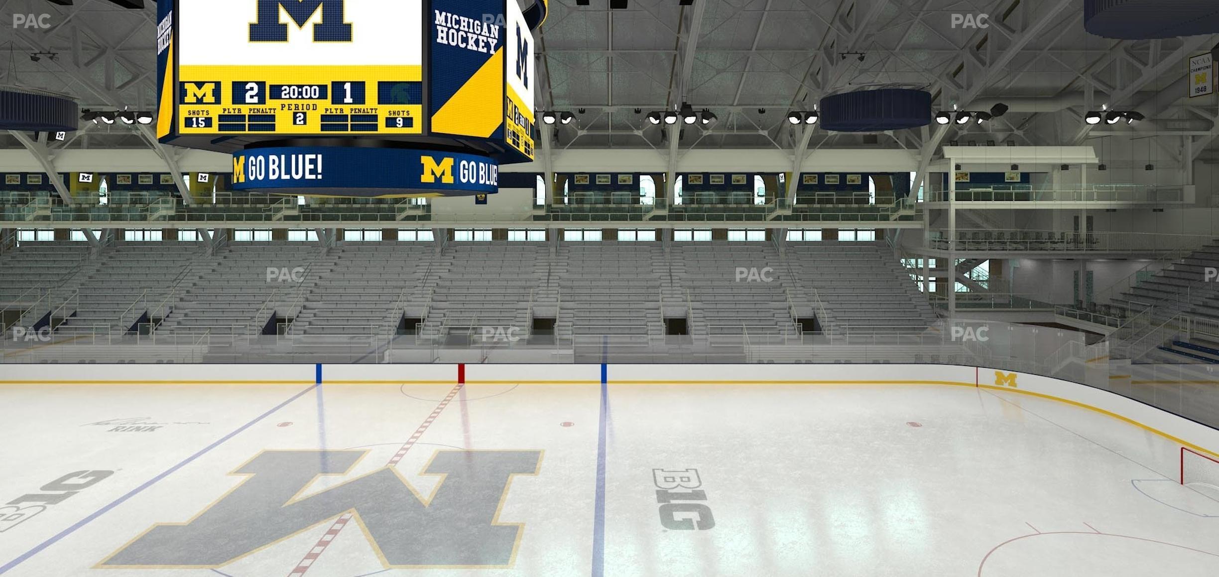 Seating view for Yost Arena Section 214